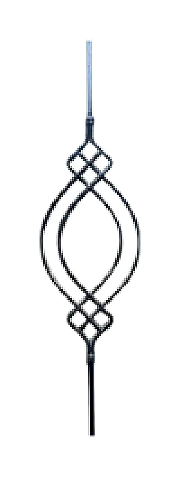 D-2010 Bars, Scrolls & Fittings Wrought iron, black / gold accent — Deco Blossom Kenya