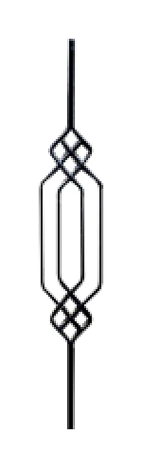 D-2014 Bars, Scrolls & Fittings Wrought iron, black / gold accent — Deco Blossom Kenya