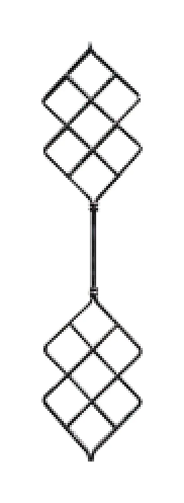 D-2017 Bars, Scrolls & Fittings Wrought iron, black / gold accent — Deco Blossom Kenya