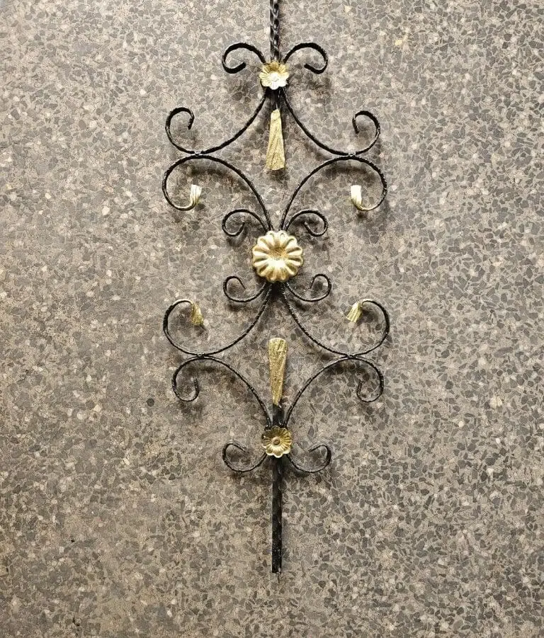 Gold-rosette scroll 12412 12412 Bars, Scrolls & Fittings — Deco Blossom Kenya