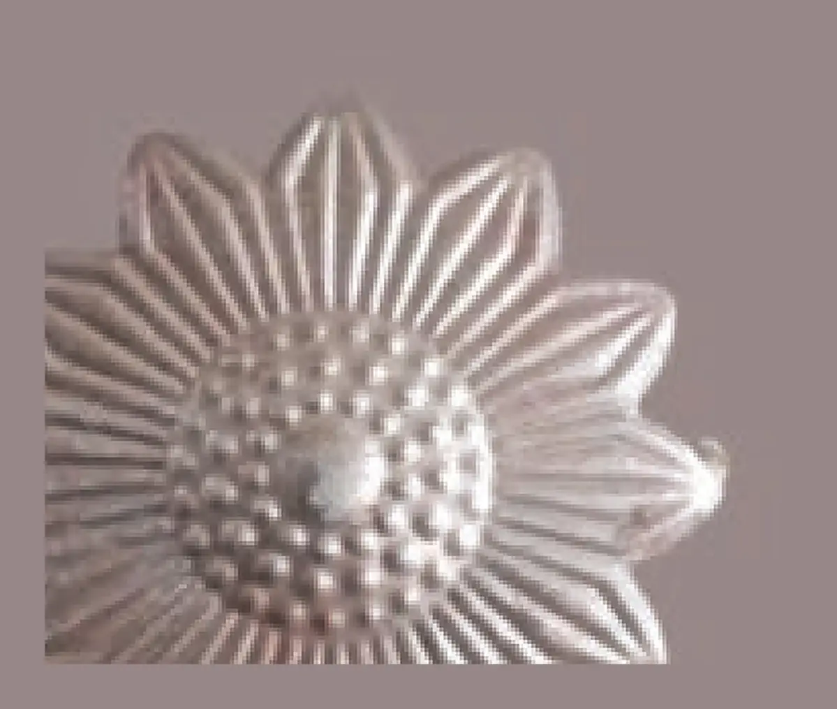 12-Star Rosettes, Flowers & Cast Décor Cast décor, metallic — Deco Blossom Kenya
