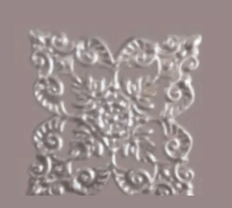 129 Rosettes, Flowers & Cast Décor Cast décor, metallic — Deco Blossom Kenya