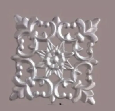 1290-Flower Rosettes, Flowers & Cast Décor Cast décor, metallic — Deco Blossom Kenya