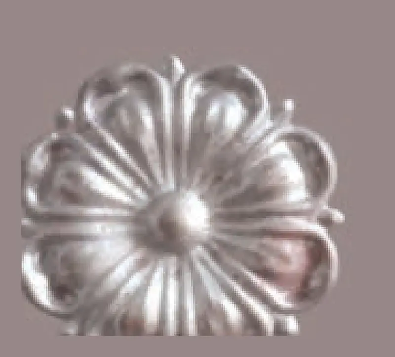 390 Rosettes, Flowers & Cast Décor Cast décor, metallic — Deco Blossom Kenya