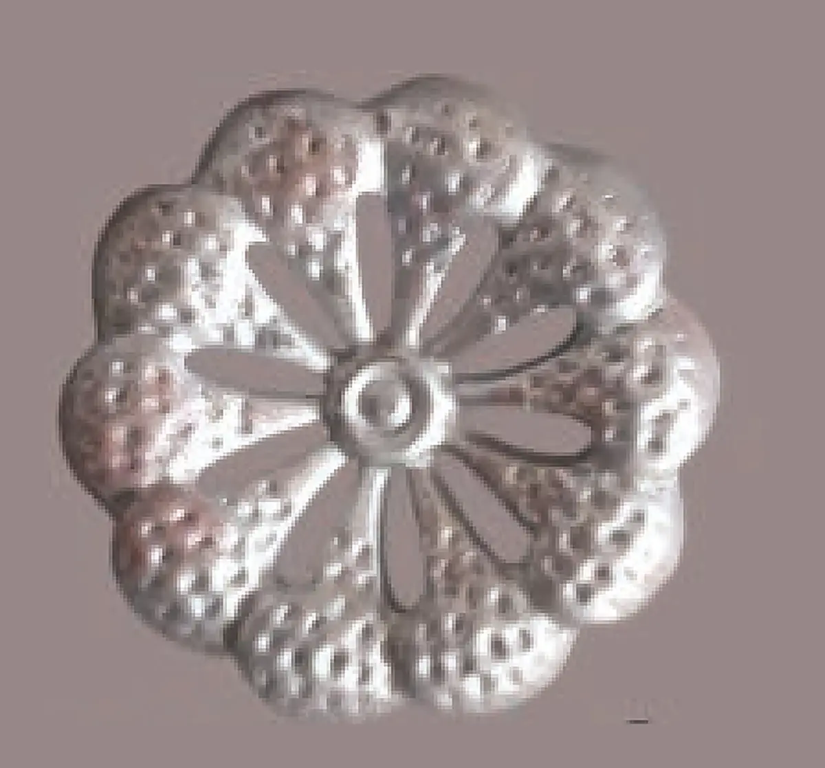 90-Doted Rosettes, Flowers & Cast Décor Cast décor, metallic — Deco Blossom Kenya