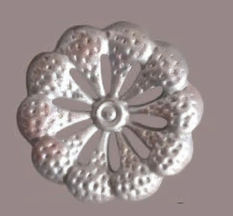 90-Doted Rosettes, Flowers & Cast Décor Cast décor, metallic — Deco Blossom Kenya