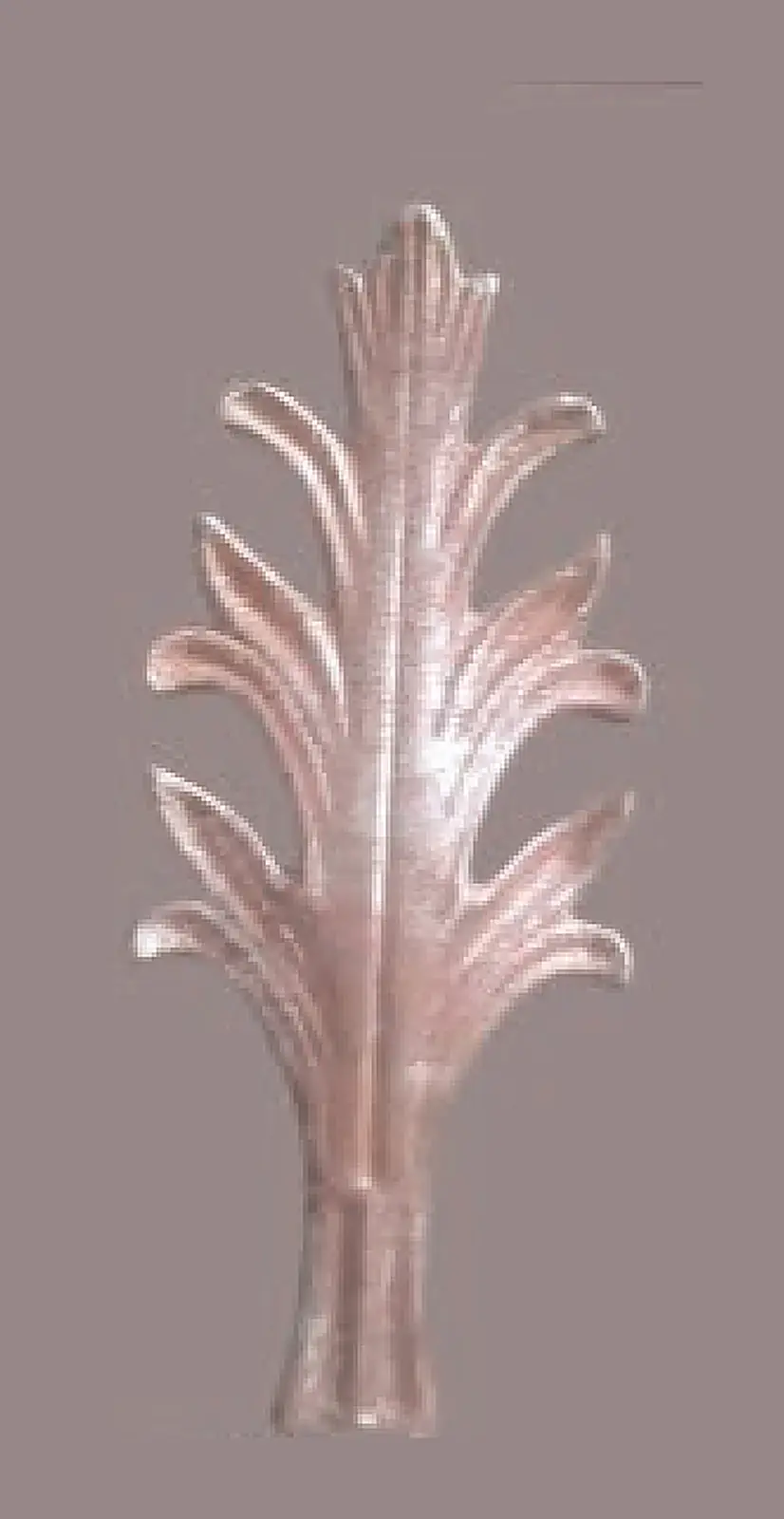 Big-Leaves Rosettes, Flowers & Cast Décor Cast décor, metallic — Deco Blossom Kenya
