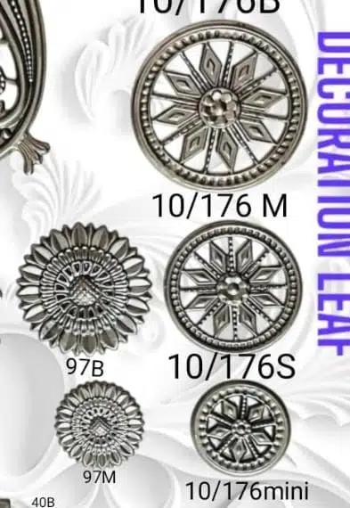 Cast sunflower, small CD-065 Rosettes, Flowers & Cast Décor — Deco Blossom Kenya