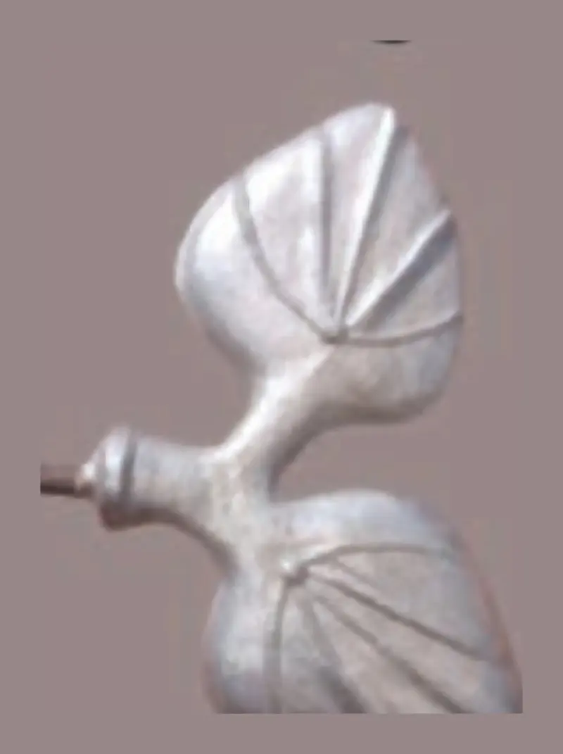 Double-Leaf-Flower Rosettes, Flowers & Cast Décor Cast décor, metallic — Deco Blossom Kenya