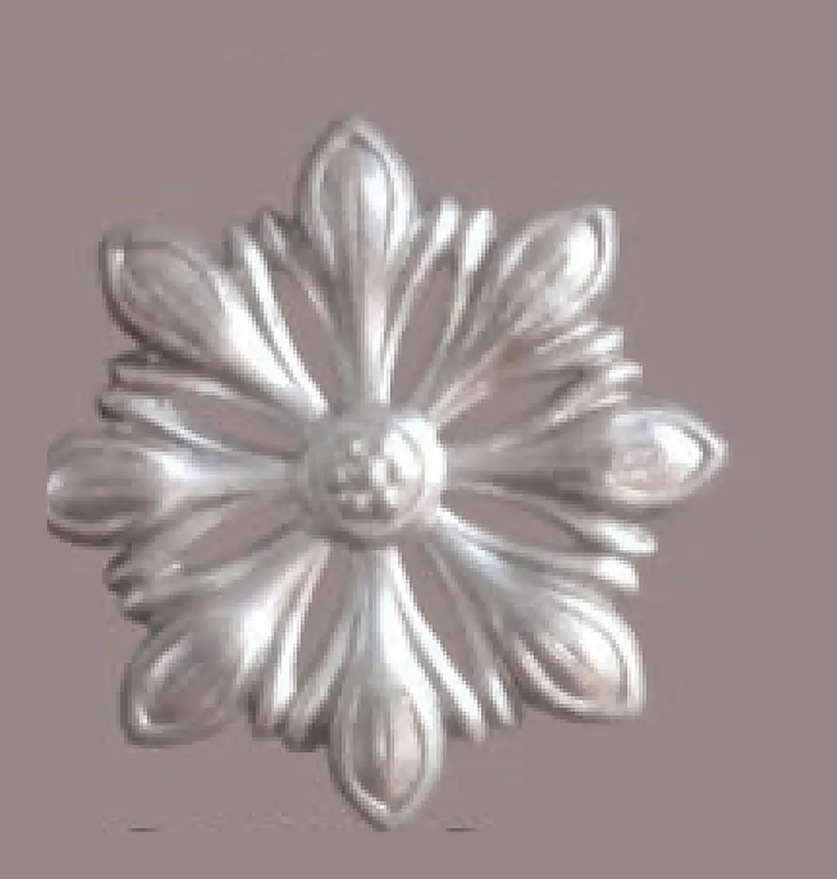 L102-Star Rosettes, Flowers & Cast Décor Cast décor, metallic — Deco Blossom Kenya