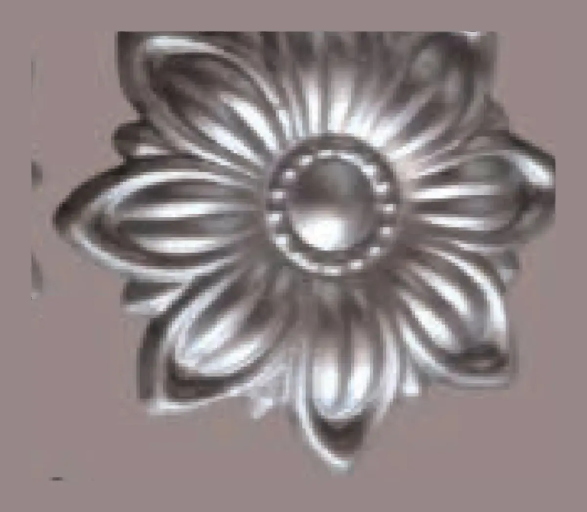L20-Flower Rosettes, Flowers & Cast Décor Cast décor, metallic — Deco Blossom Kenya