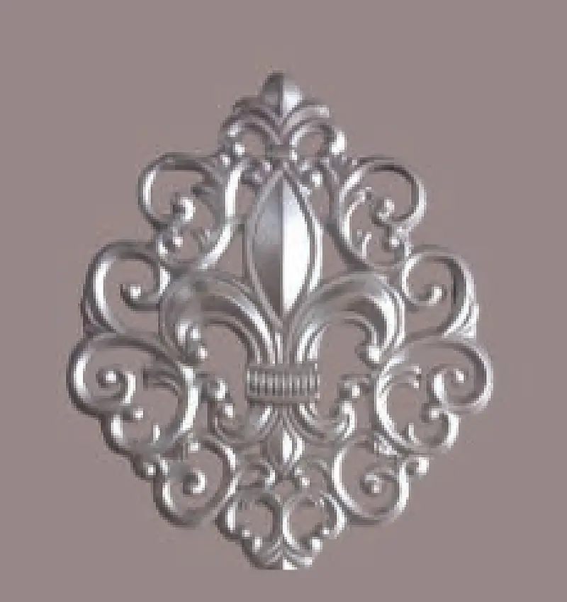 L69-SASA Rosettes, Flowers & Cast Décor Cast décor, metallic — Deco Blossom Kenya