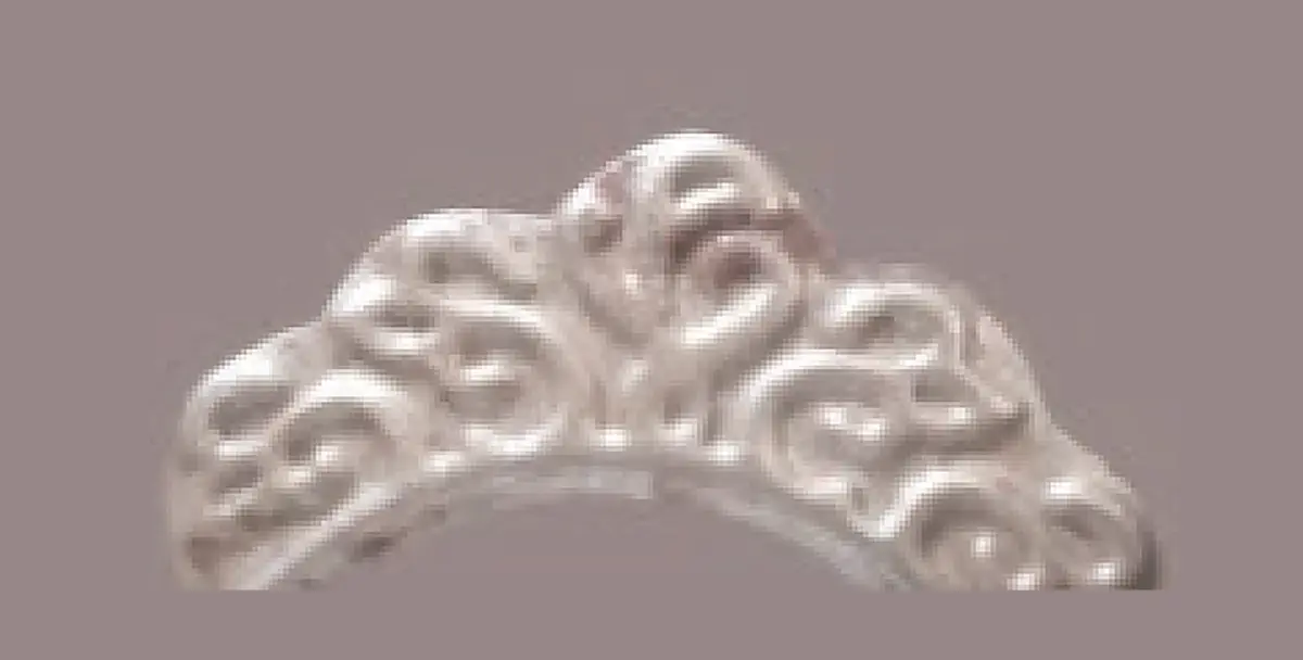 L95-Leaf Rosettes, Flowers & Cast Décor Cast décor, metallic — Deco Blossom Kenya