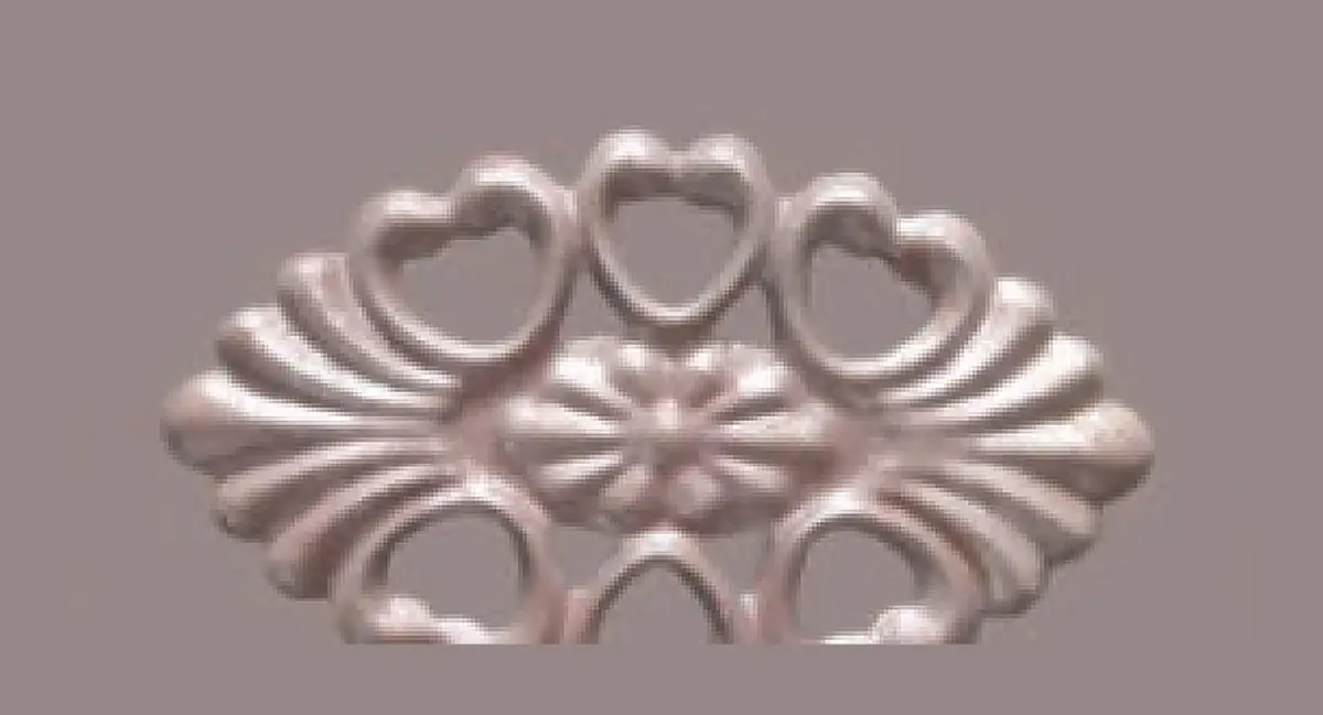 Oval-Flower Rosettes, Flowers & Cast Décor Cast décor, metallic — Deco Blossom Kenya