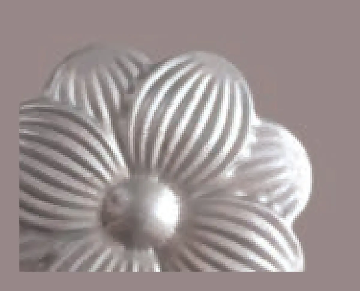 Plate-Flower Rosettes, Flowers & Cast Décor Cast décor, metallic — Deco Blossom Kenya