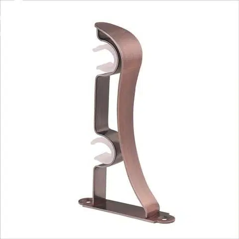 Double curtain-rod bracket, copper CB-049 Curtain Rods, Brackets & Decorations — Deco Blossom Kenya