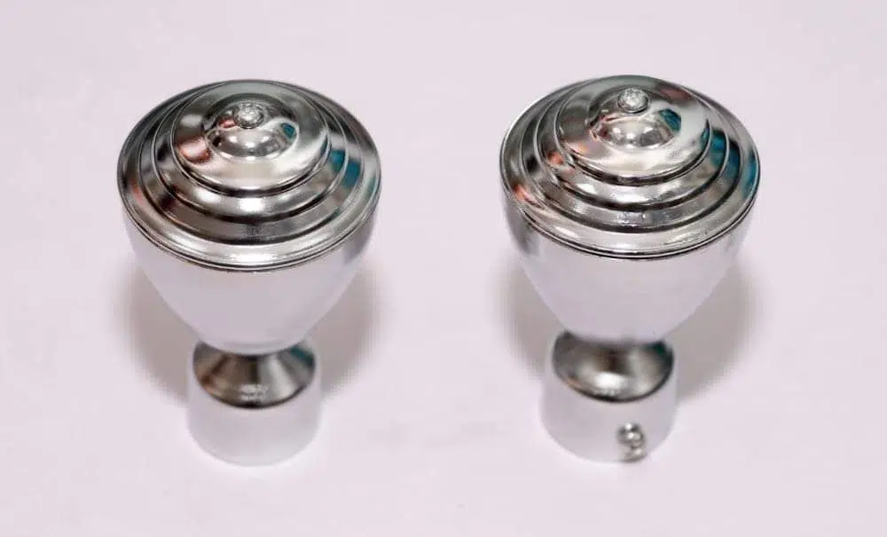 Chrome beehive curtain finial CF-029 Curtain Rods, Brackets & Decorations — Deco Blossom Kenya