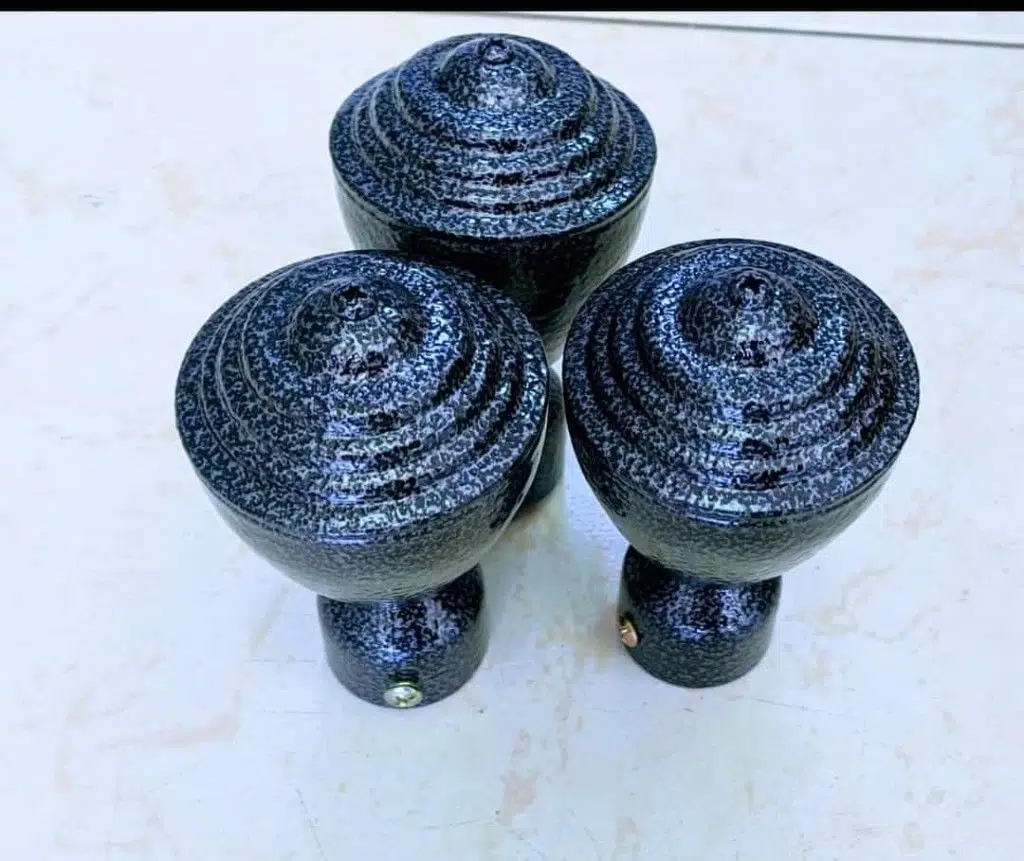 Hammered onion curtain finial CF-012 Curtain Rods, Brackets & Decorations — Deco Blossom Kenya