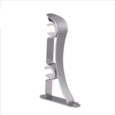 curtain bracket - Silver Double gates-curtain-rod-bracket-standard Curtain Rods & Brackets — Deco Blossom Kenya