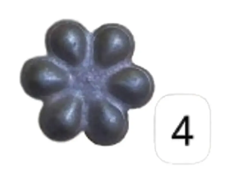 4 Gate Finials & Spear-Tops Metallic — Deco Blossom Kenya