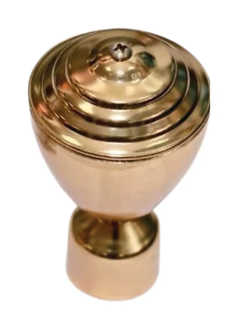 Curtain-Finial-Gold Gate Finials & Spear-Tops Metallic — Deco Blossom Kenya