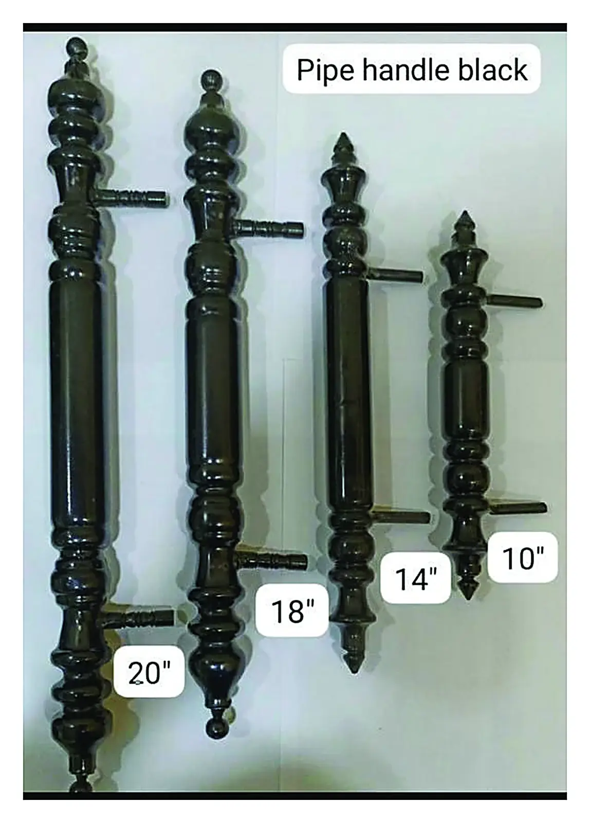 pipe-handle-black Gate Hardware & Locks As specified — Deco Blossom Kenya